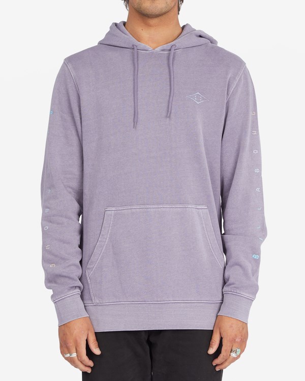 Billabong Wave Washed Unity Pullover Hoodie Fialové | PVWZNG-903