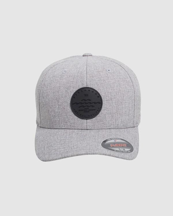 Billabong Wavy Davy Heatherlight Flexfit Hat Tmavě Šedé | YEXUTZ-015