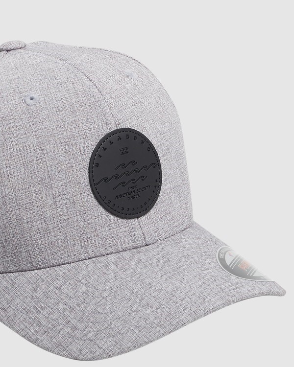 Billabong Wavy Davy Heatherlight Flexfit Hat Tmavě Šedé | YEXUTZ-015
