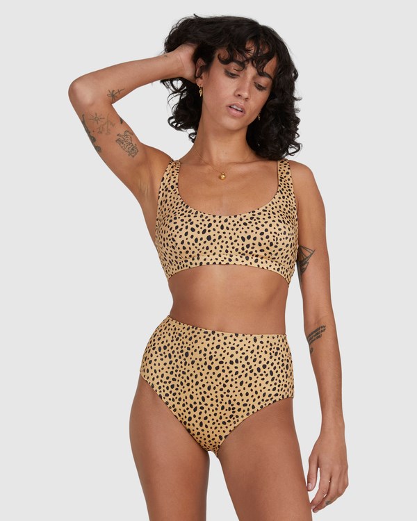 Billabong Well Spotted Tank Bikiny Top Zlaté | EOYHXQ-428
