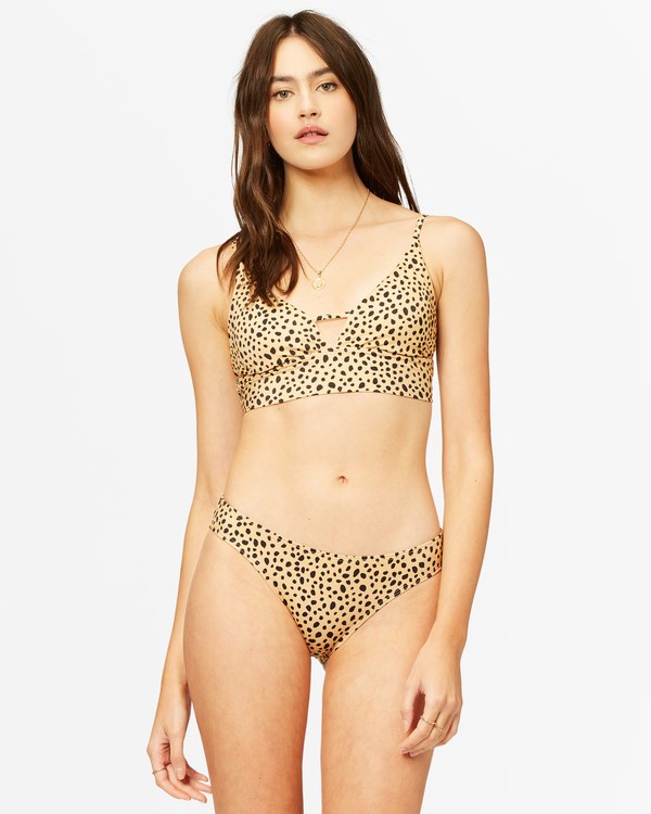 Billabong Well Spotted V-Neck Cami Bikiny Top Zlaté | DNWIUY-326