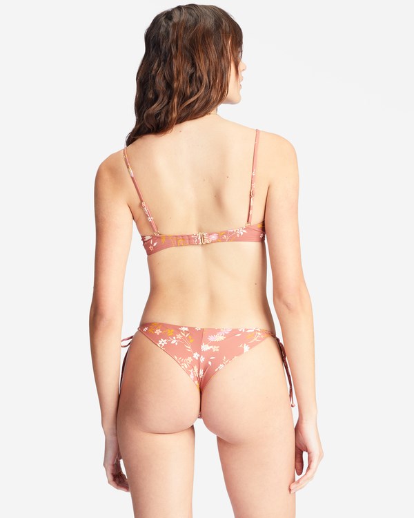 Billabong Whisper To Me Tanga Bikiny Bottoms Čokolády | YUMOHP-783