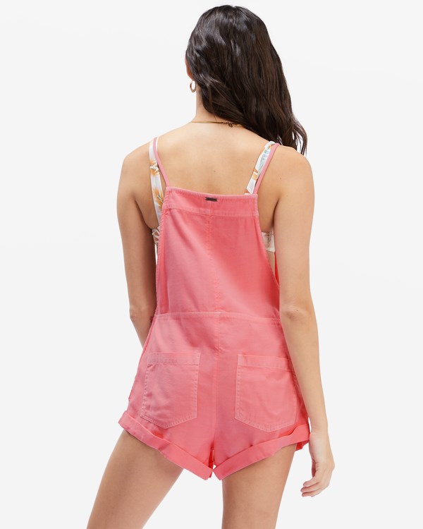 Billabong Wild Pursuit Romper Růžové | ILMTOU-986