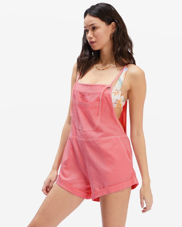 Billabong Wild Pursuit Romper Růžové | TULYHS-158