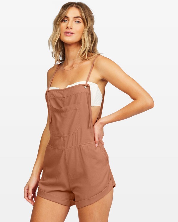 Billabong Wild Pursuit Romper Sunburnt | FTIVXN-681