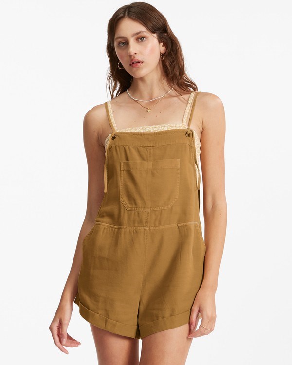 Billabong Wild Pursuit Romper Zlaté | USFCPQ-436