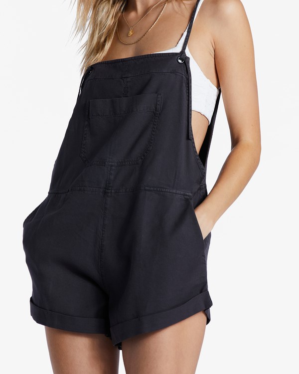 Billabong Wild Pursuit Romper Černé | NGALMF-064