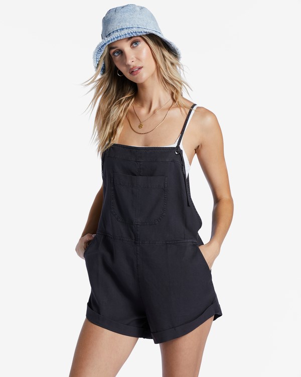 Billabong Wild Pursuit Romper Černé | NGALMF-064