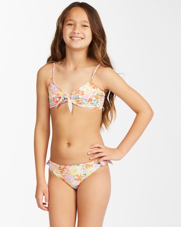 Billabong Windsong Hanky Tie Trilet Bikiny Set Multi | DNJOLU-486