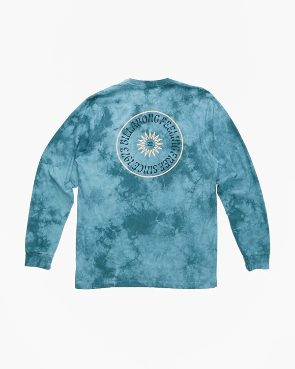 Billabong Worshipper Long Sleeve T-Shirt Marine | ULGSFM-705