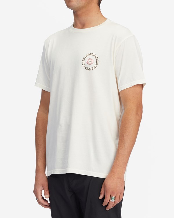 Billabong Worshipper Wave Washed Krátké Sleeve T-Shirt Bílé | DTASEK-905