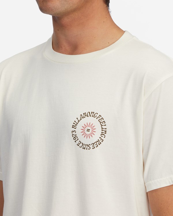 Billabong Worshipper Wave Washed Krátké Sleeve T-Shirt Bílé | UPAZNQ-317
