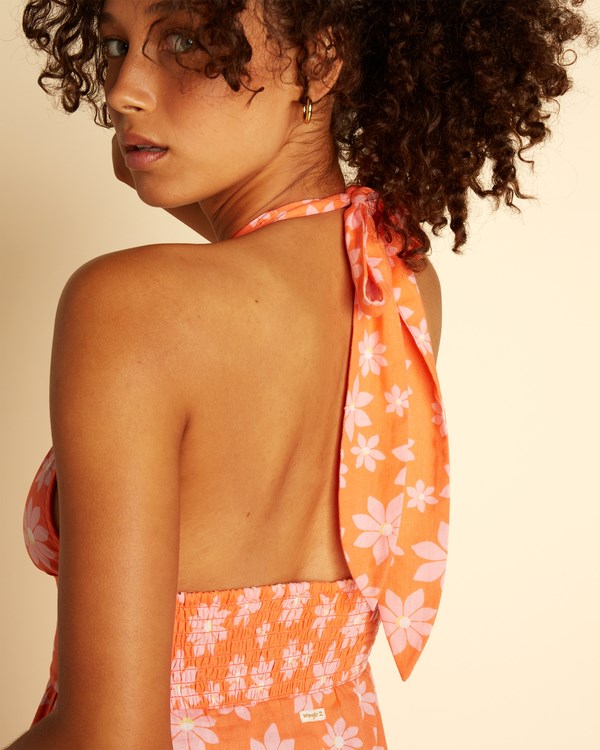 Billabong Wrangler Hung Up Maxi Šaty Fireside | PJSIRT-792