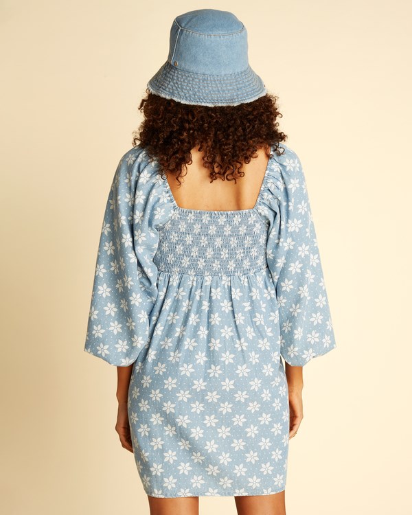 Billabong Wrangler Just A Dream Babydoll Šaty Blankyt | OBDMXC-028