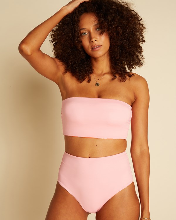 Billabong Wrangler Out West Dreamin Hi Retro Reversible Bikiny Bottoms Fireside | AYVGJL-521