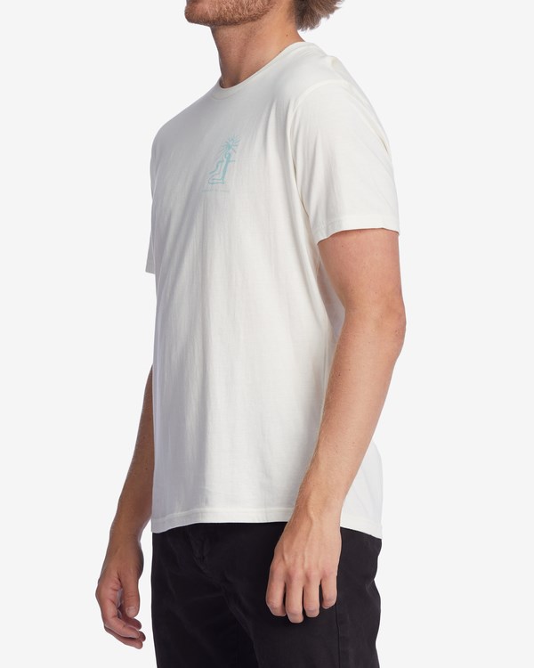 Billabong Wrangler Sacred Sands Organic Krátké Sleeve T-Shirt Bílé | PEHLOD-650