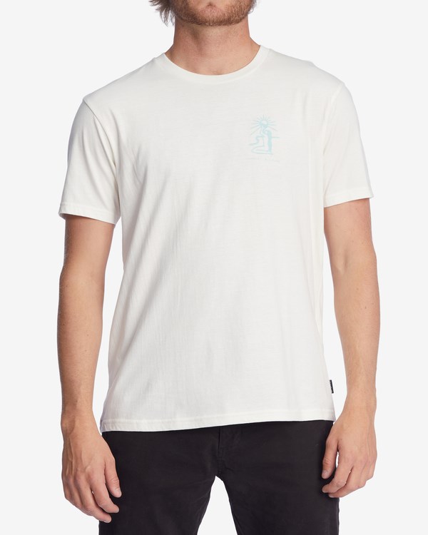 Billabong Wrangler Sacred Sands Organic Krátké Sleeve T-Shirt Bílé | PEHLOD-650