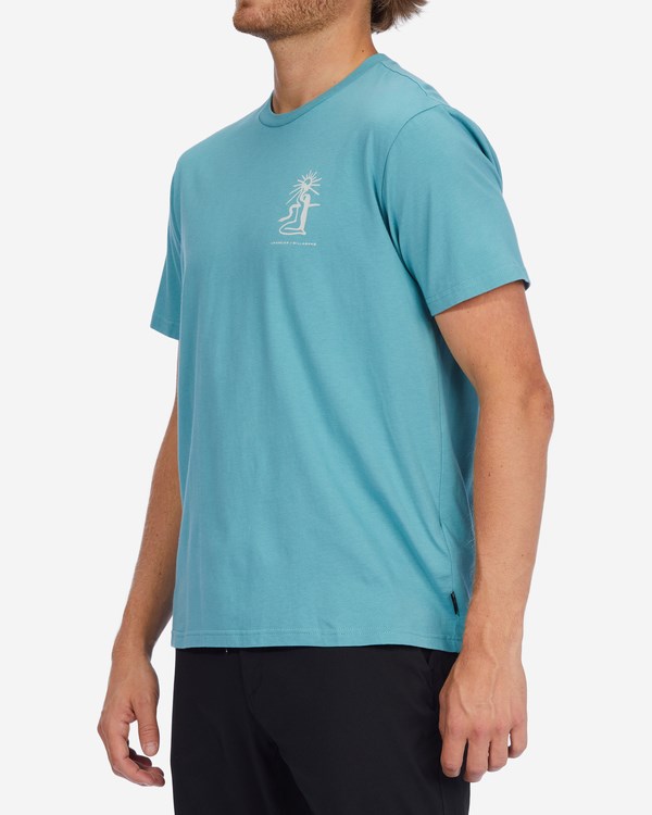Billabong Wrangler Sacred Sands Organic Krátké Sleeve T-Shirt Mátově Zelená | YVGASF-743