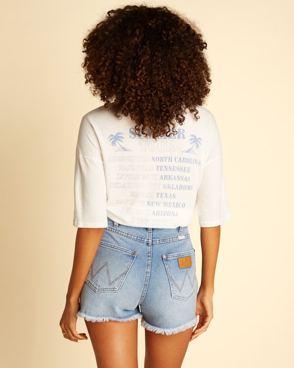 Billabong Wrangler Showdown Denim Krátké Blankyt | UEKCDA-213