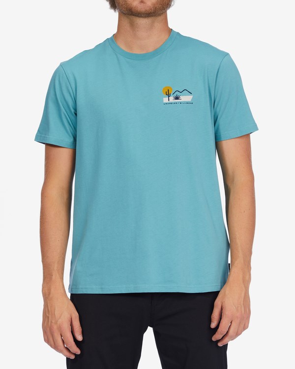Billabong Wrangler Solstice Organic Krátké Sleeve T-Shirt Mátově Zelená | RJSFVG-718