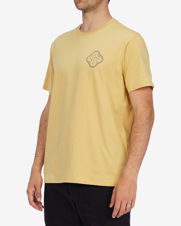 Billabong Wrangler Vast And Free Organic Krátké Sleeve T-Shirt Straw | NTPARO-983