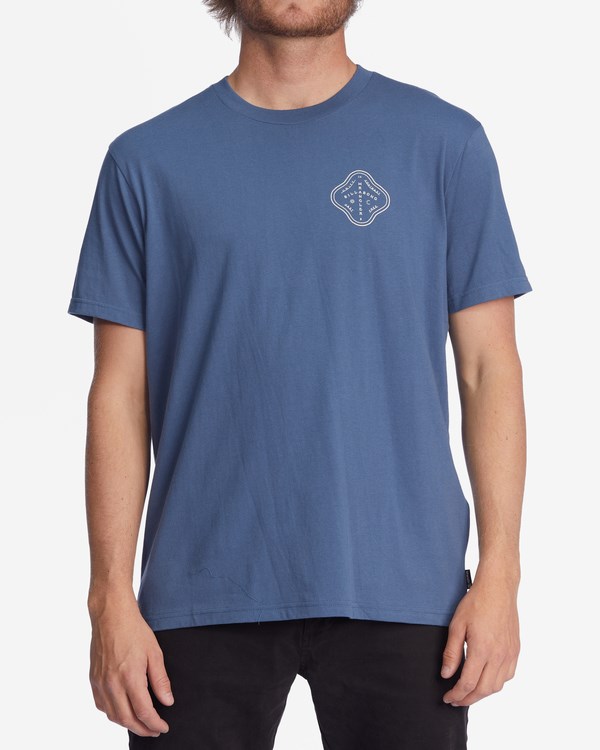 Billabong Wrangler Vast And Free Organic Krátké Sleeve T-Shirt Eclipse | RZQBHY-591