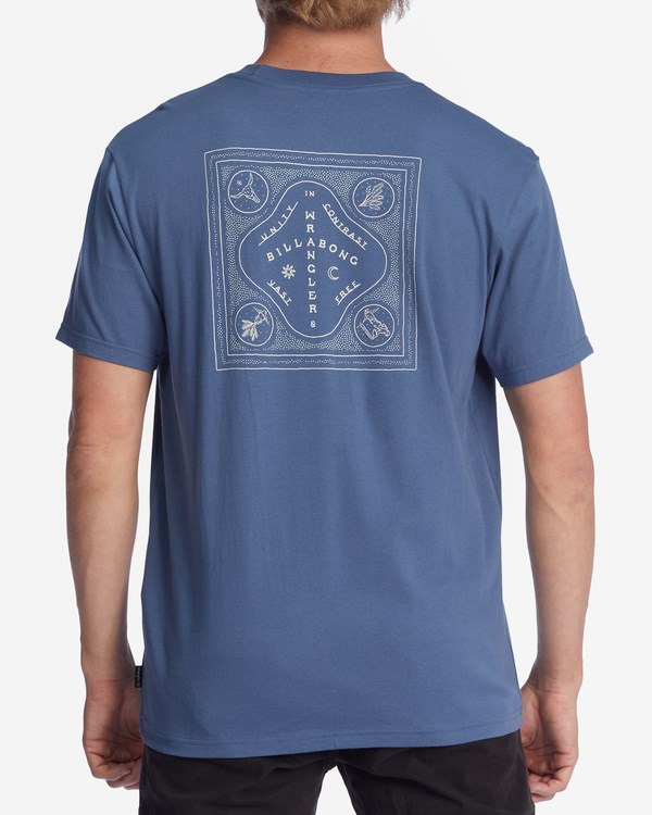 Billabong Wrangler Vast And Free Organic Krátké Sleeve T-Shirt Eclipse | RZQBHY-591