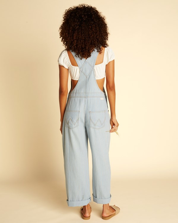 Billabong Wrangler Well Suited Denim Overalls Blankyt | WIGDLN-768