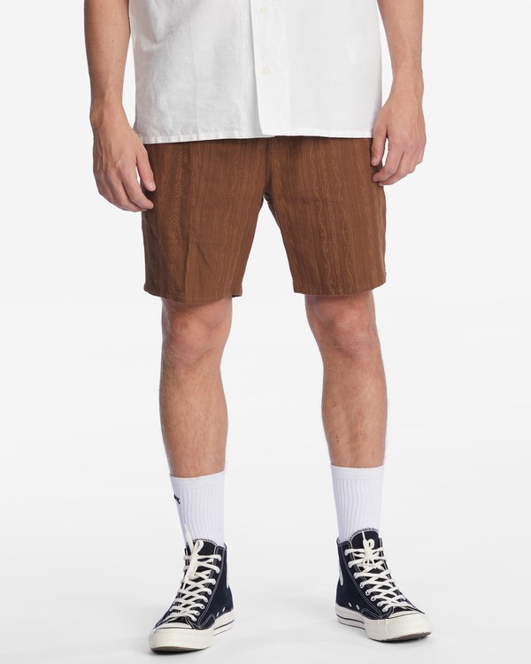 Billabong Wrangler Wesley Elastic Organic Bavlněné Walkshorts 19