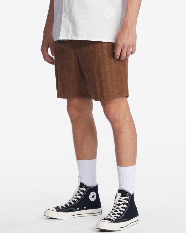 Billabong Wrangler Wesley Elastic Organic Bavlněné Walkshorts 19