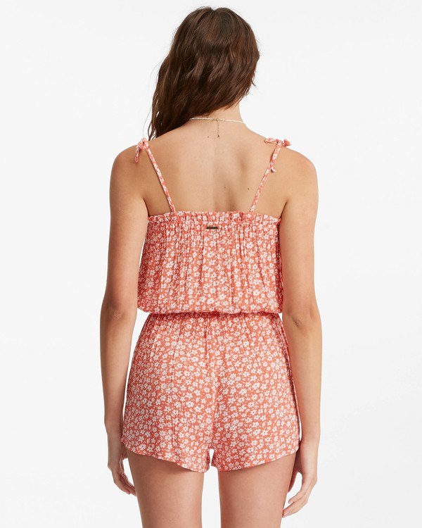 Billabong Yours Truly Romper Růžové | WLMRTV-841
