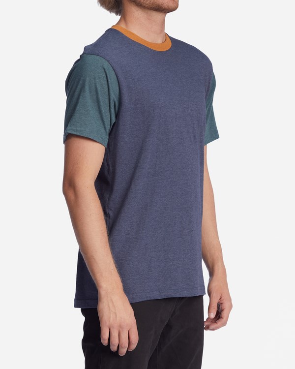 Billabong Zenith Krátké Sleeve T-Shirt Denim | BQKSYX-516