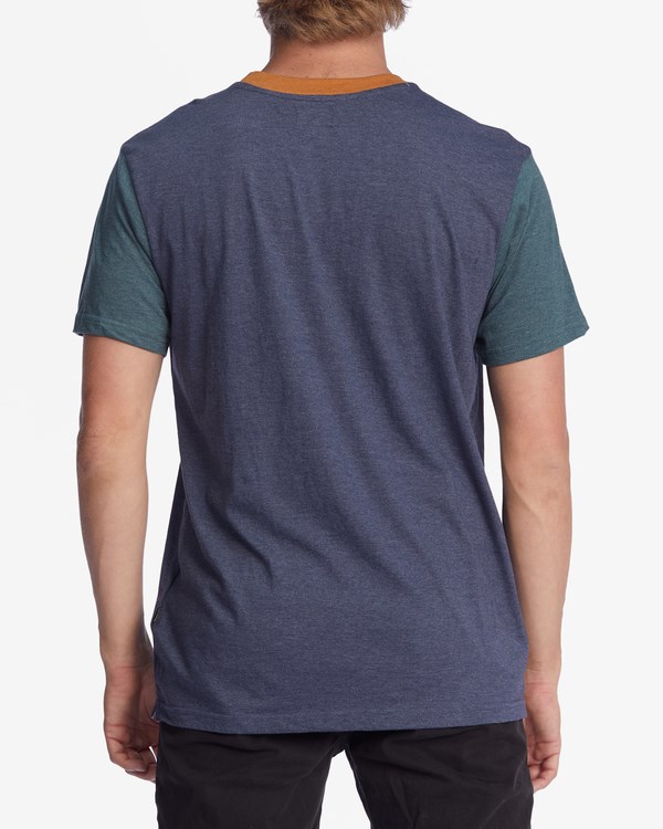 Billabong Zenith Krátké Sleeve T-Shirt Denim | BQKSYX-516