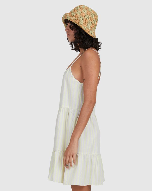Billabong Zesty Mini Šaty Citrón | RDOKSJ-019