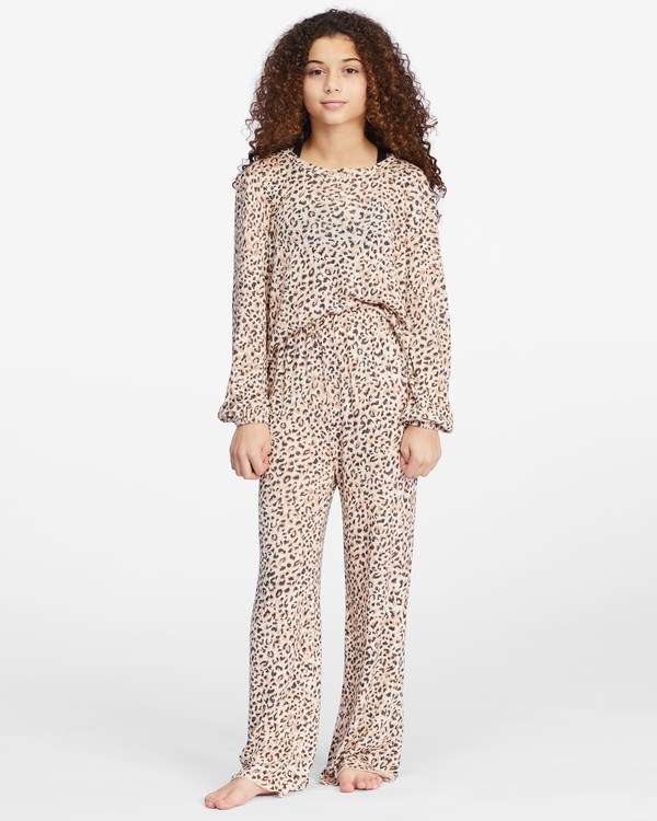 Billabong Široké Eyes Knit Pants Animal | GDBEML-765
